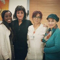 עם צוות בית חולים לניאדו - הרצאה על אופנה וסטיילינג למחלקתת סוכרת